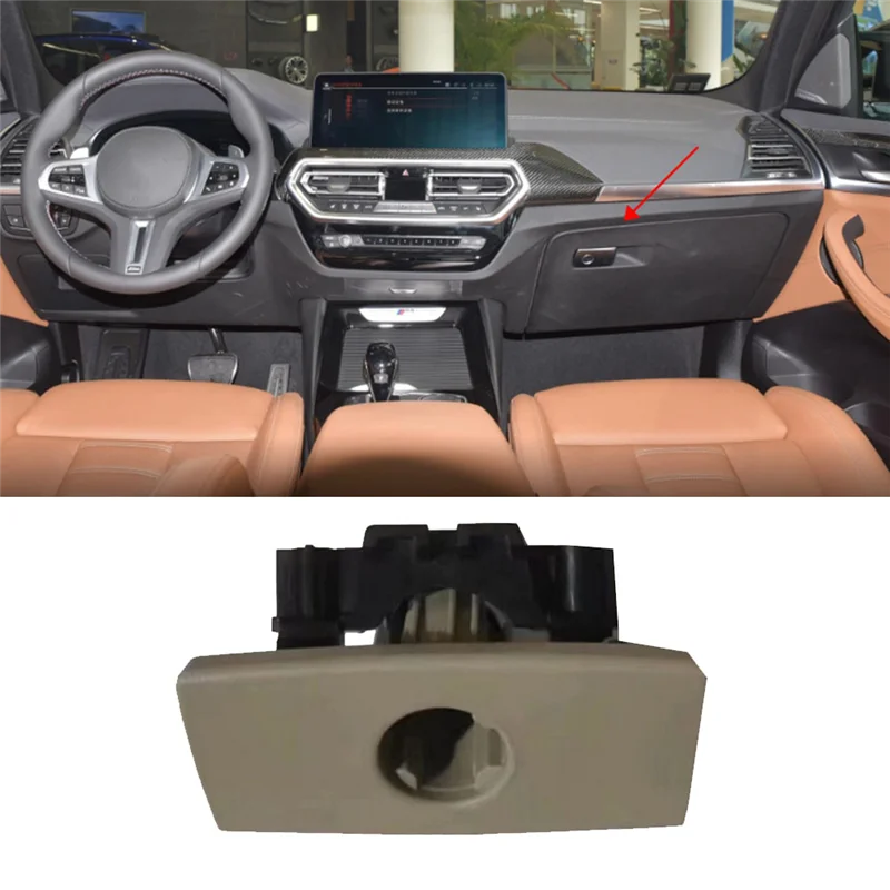 Car Interior Dash Glove Box Lock Storage Box Handle for BMW X3 F25 X4 F26 2011-2017 51169242098