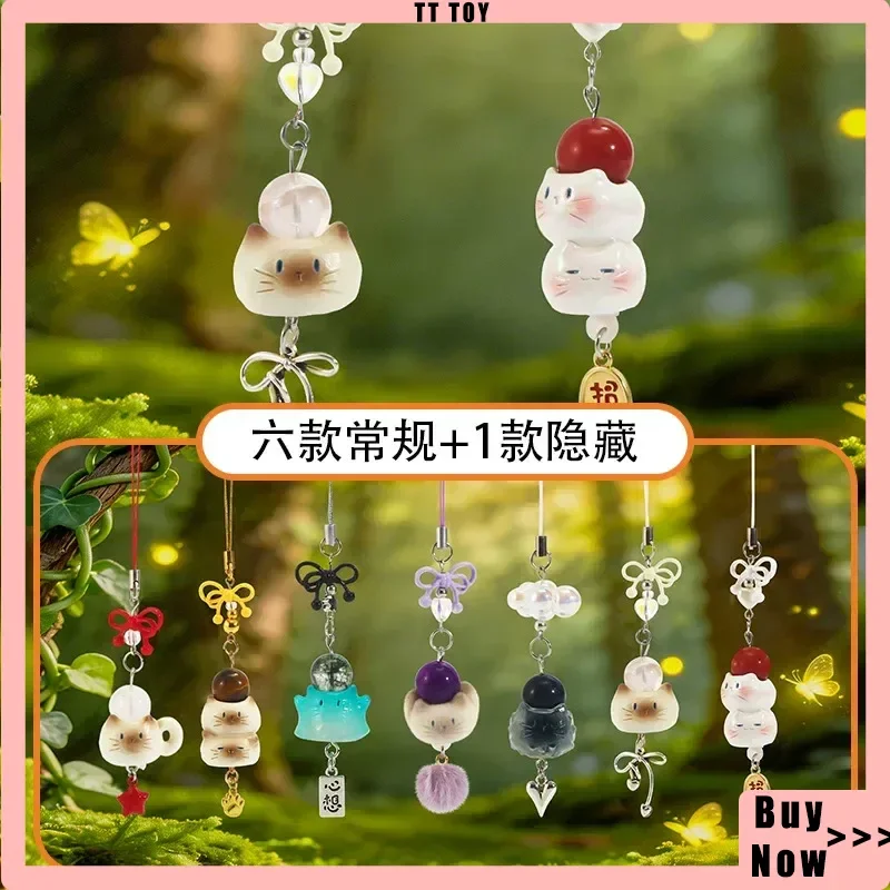 2026 Neue Cat Pai Energy Series Anhänger Blindbox Trendige Taschenanhänger Schlüsselanhänger Accessoires Süße Katzen-Harzanhänger Spielzeug Mystery Box