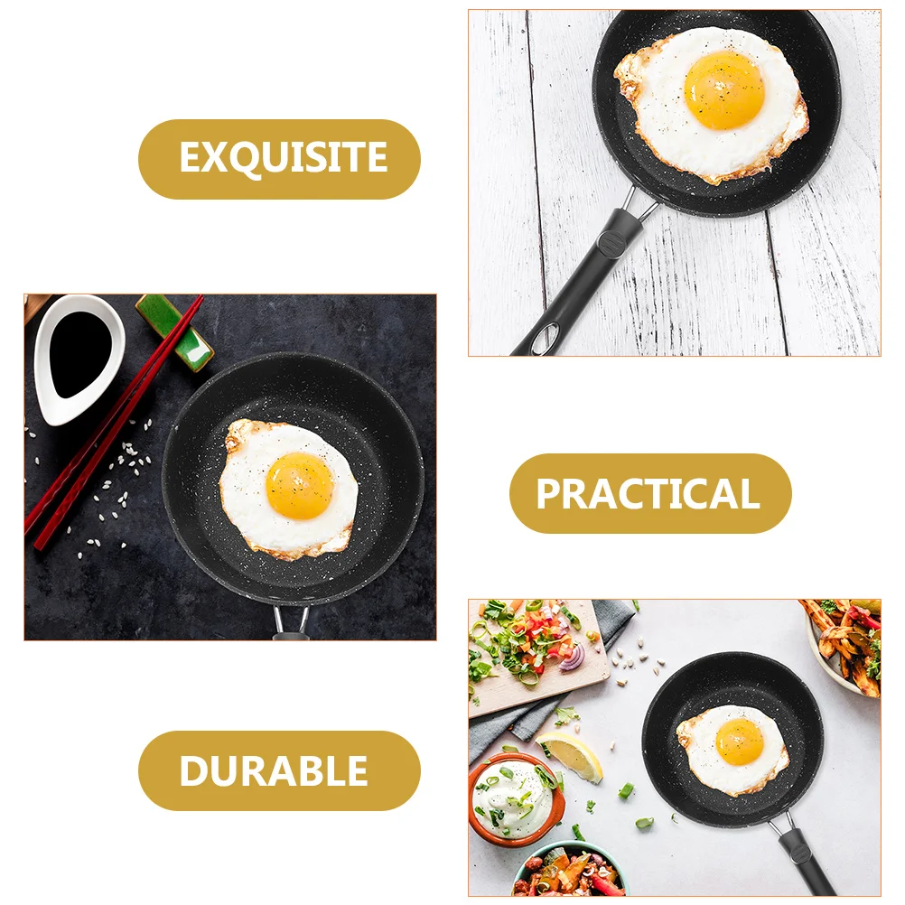 

Maifan Stone Cake Pot Deep Skillet Nonstick Fry Pan Small Frying Pans Egg Skillet Large Size Home Professional Kitchen Bartender
