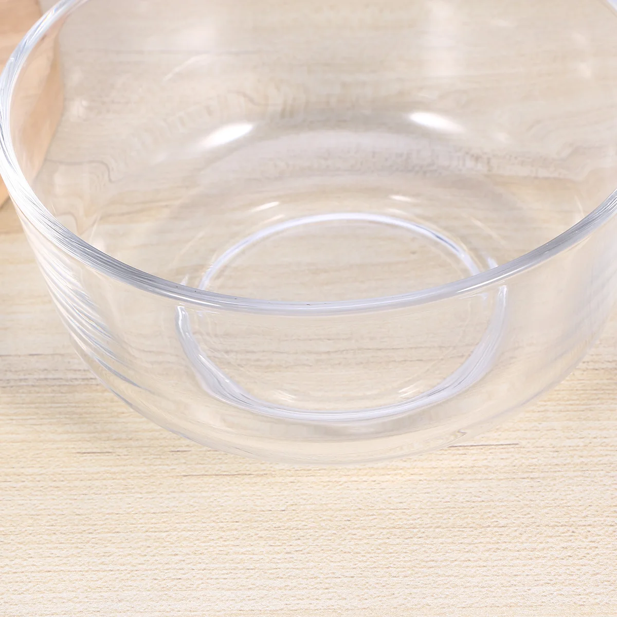 

1pc Clear Glass Bowl Set Salad Dessert Fruit Serving Bowls Bpa-Free Elegant Tableware For Weddings Parties Catering