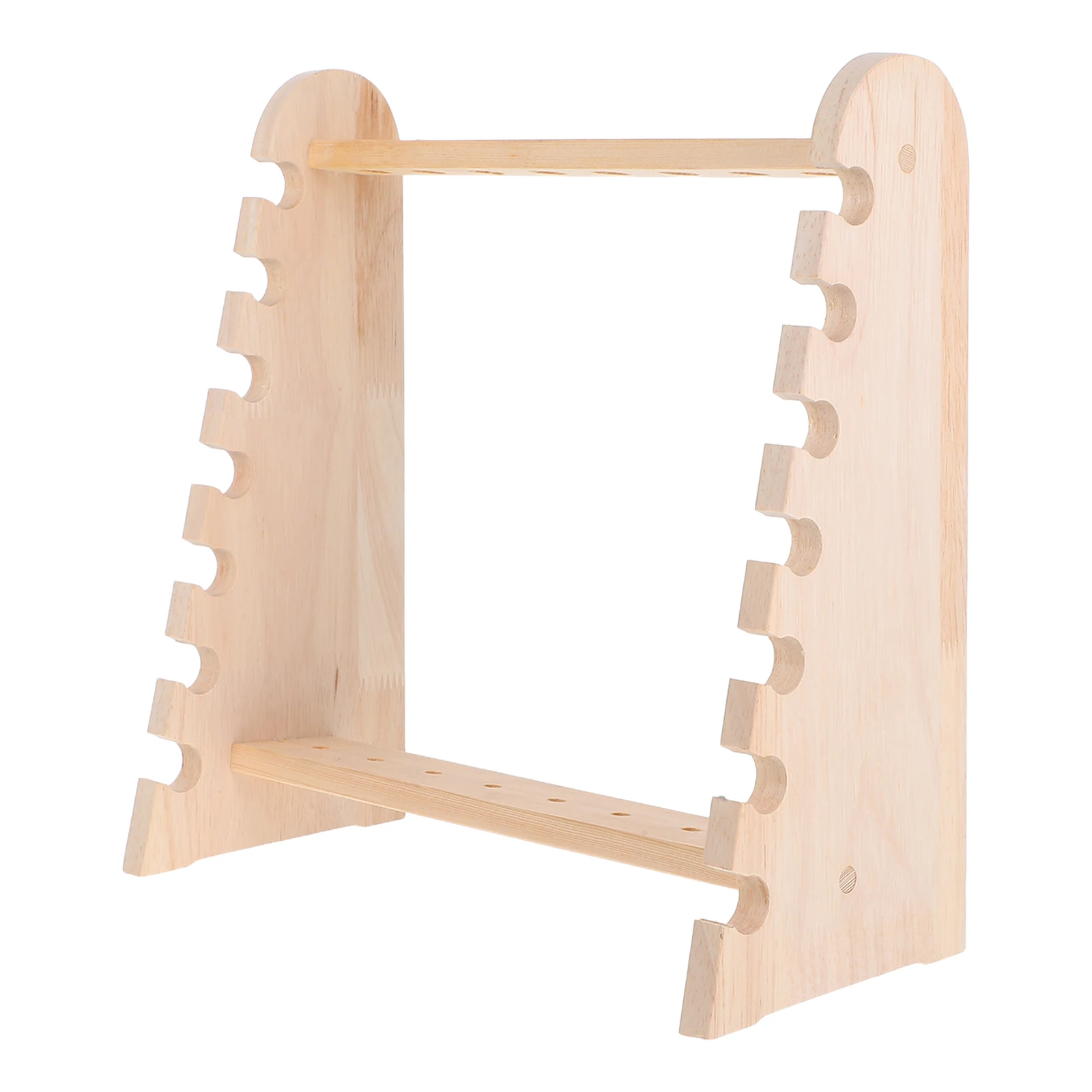 

Wooden Lab Test Tube Compact Pipette Holder Organizer Stable Support Science Equipment Storage Rack For School