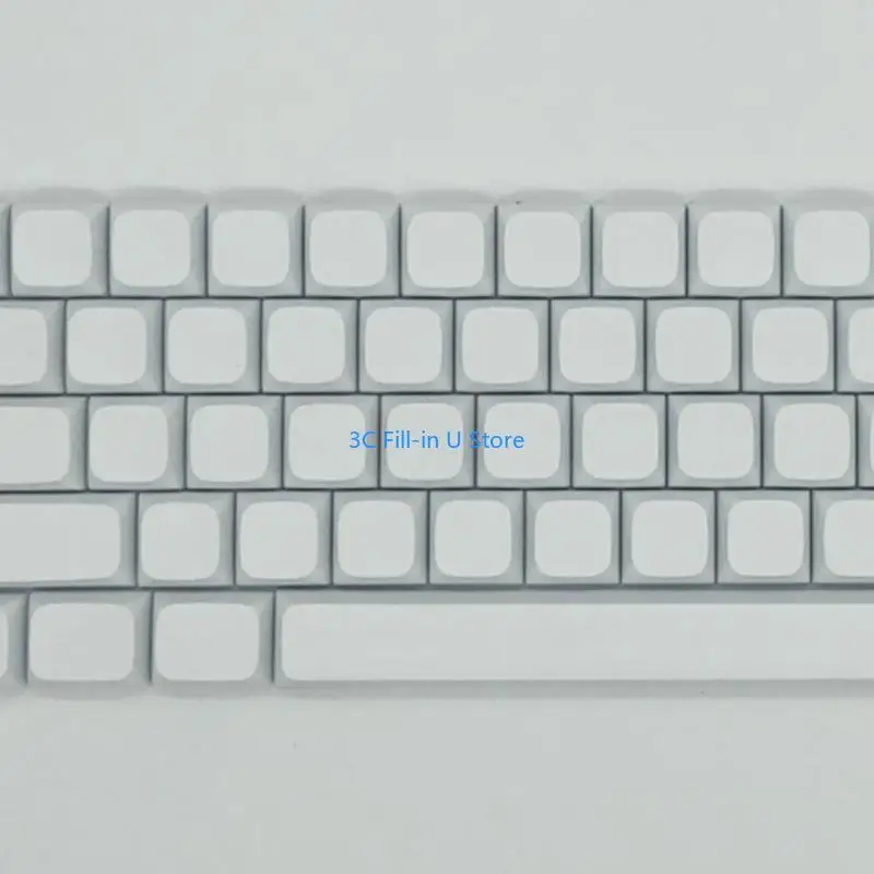 G8TA 61 PBT Blank Keycaps XDA PROFILS GAMERS NON LETTRE KEYCAP blanc pour les commutateurs Keyboards mécaniques