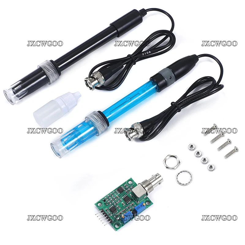modulo-sensor-regulador-de-deteccao-de-valor-de-ph-liquido-testador-de-medidor-de-controle-de-monitoramento-sonda-de-eletrodo-de-ph-bnc-para-arduino-ph-0-14