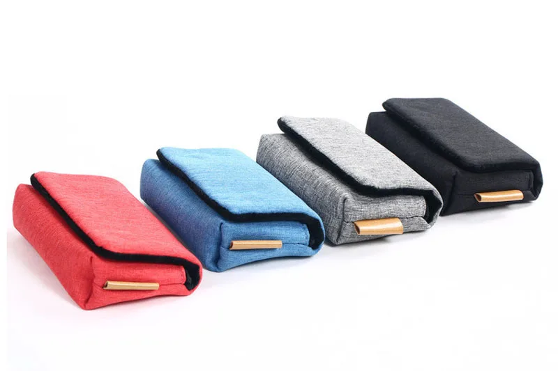 Soft Canvas Camera Case Bag For Sony RX100 HX90 WX500 WX350 Ricoh GR III G7X Panasonic LX10 Canon G7X SX730 SX740