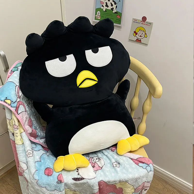 

Big Size Black Penguin Bad Badtz Maru Plushies Sanrio BADBADTZ MARU Plush Toy Stuffed Anime Pillow Sofa Bed Home Decor Gifts