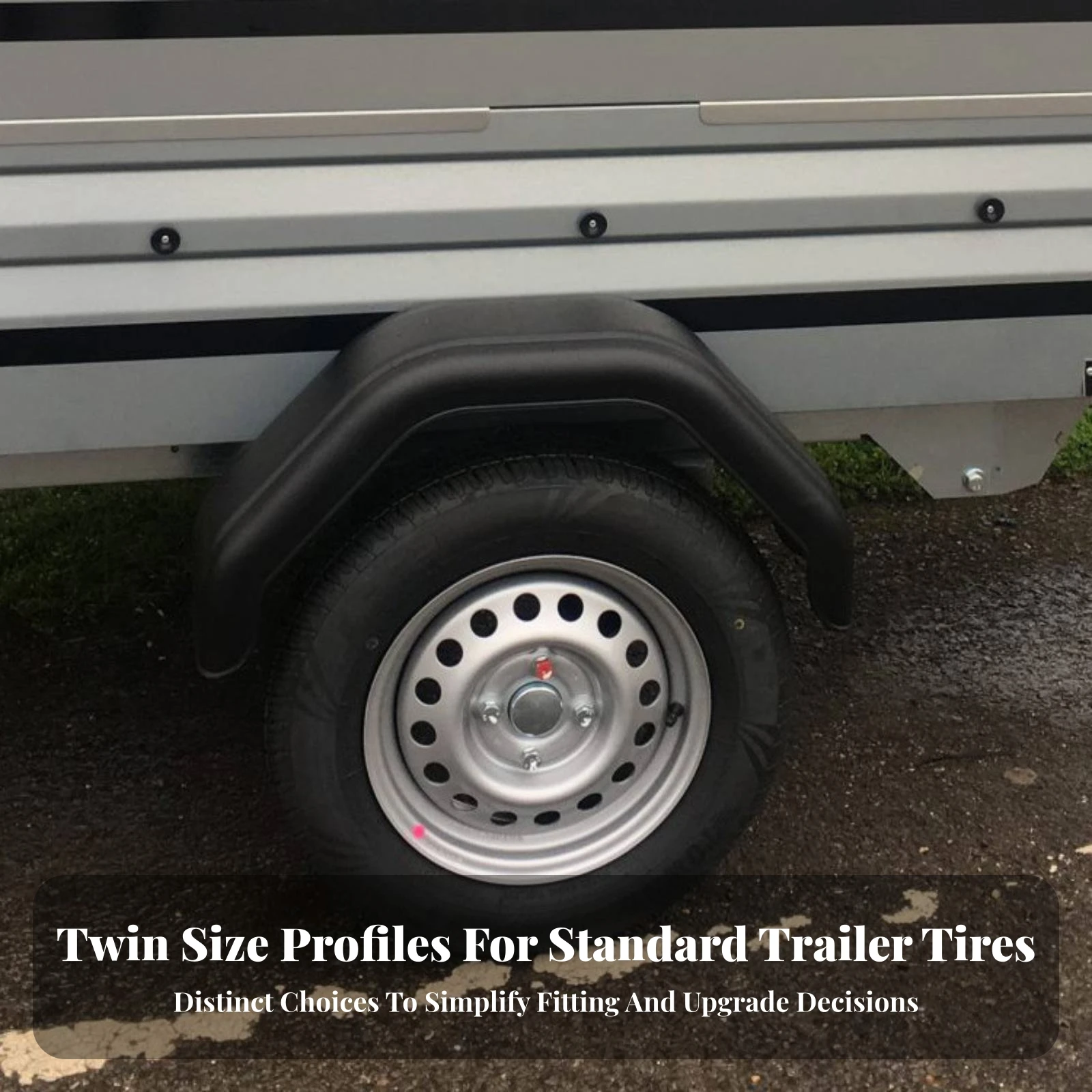 Trailer Mudguard Long-Lasting Trailer Wheel Guard Wheel Arch Cover Curved Flexible for Custom Builds