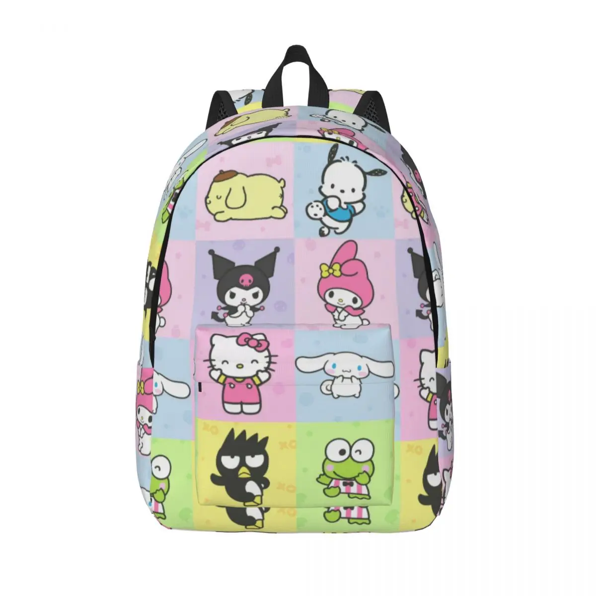 Personagens Sanrio para meninas meninos mochila de estudante de grande capacidade mochila leve à prova d'água 15 pol. 17 pol.