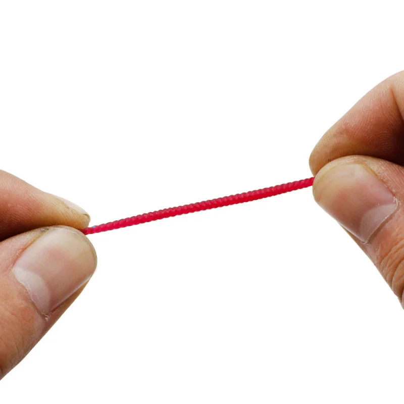 طعم لويا الناعم، الديدان الناعمة، ديدان الأرض، الطعم المزيف، الديدان الحمراء، معبأ 50/100 طعوم صيد السمك، صيد لويا، صيد الأسماك البحرية، منصة f