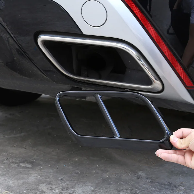 

Stainless Steel For Land Rover Range Rover Velar 2017-2021 Car Exhaust Pipe Tail Throat Cover Decoration Accessories