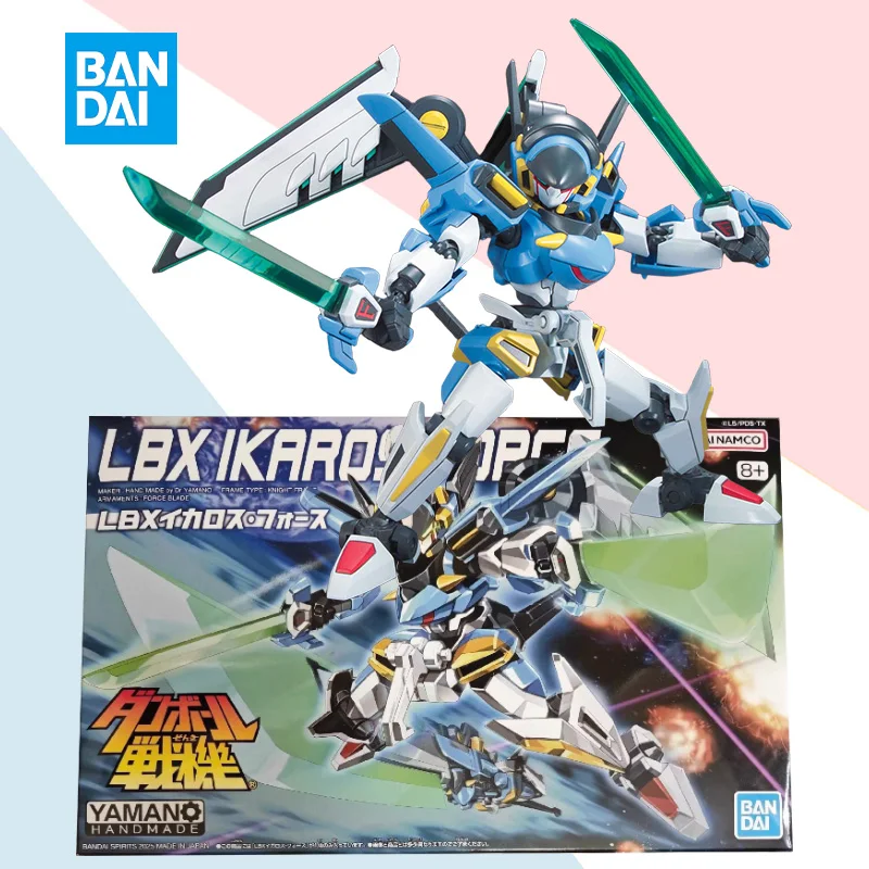 

Bandai original LBX series Cardboard War Desk W LBX IKAROS FORCE anime action figure assembly model ornaments collection toy