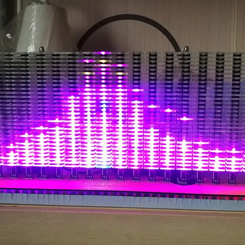 26-segmentowy 30-poziomowy wysokiej czułości akrylowy spectrum RGB full-color AGC automatyczne sterowanie szybki DIY montaż