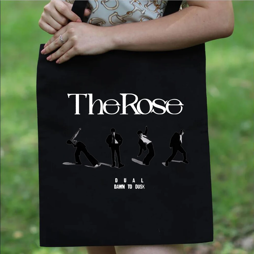 The Rose Kpop Canvas Bag The Rose Back To Me Tote Bag The Rose Korean Group Women\'s Shoulder Bag Kim Woo-sung Jaehyeong merch