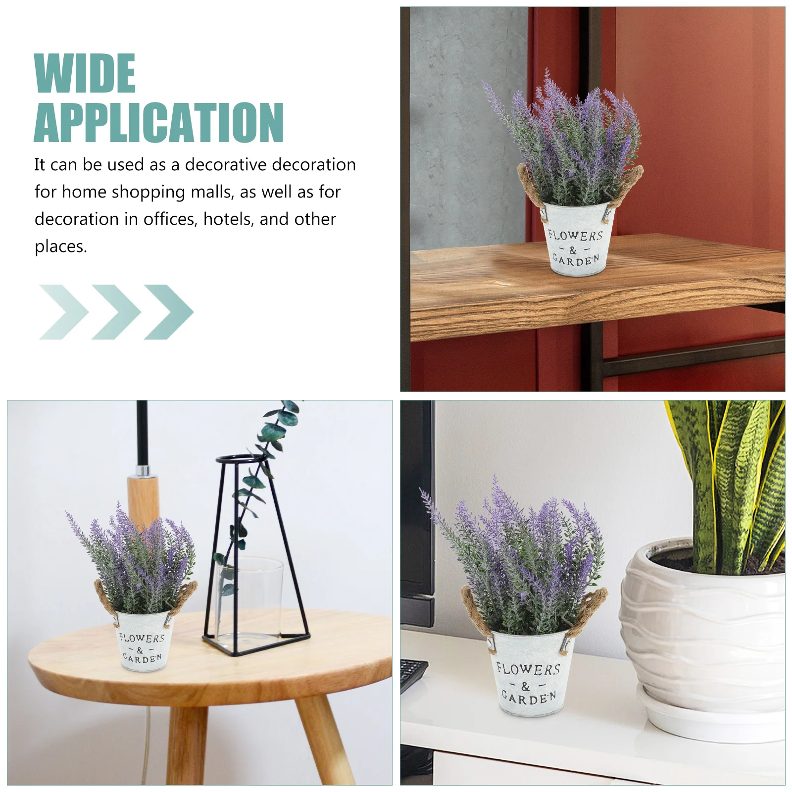 

Simulated Lavender Ornaments Decorative Plant Artificial Plants Indoor Decoration Potted Plastic