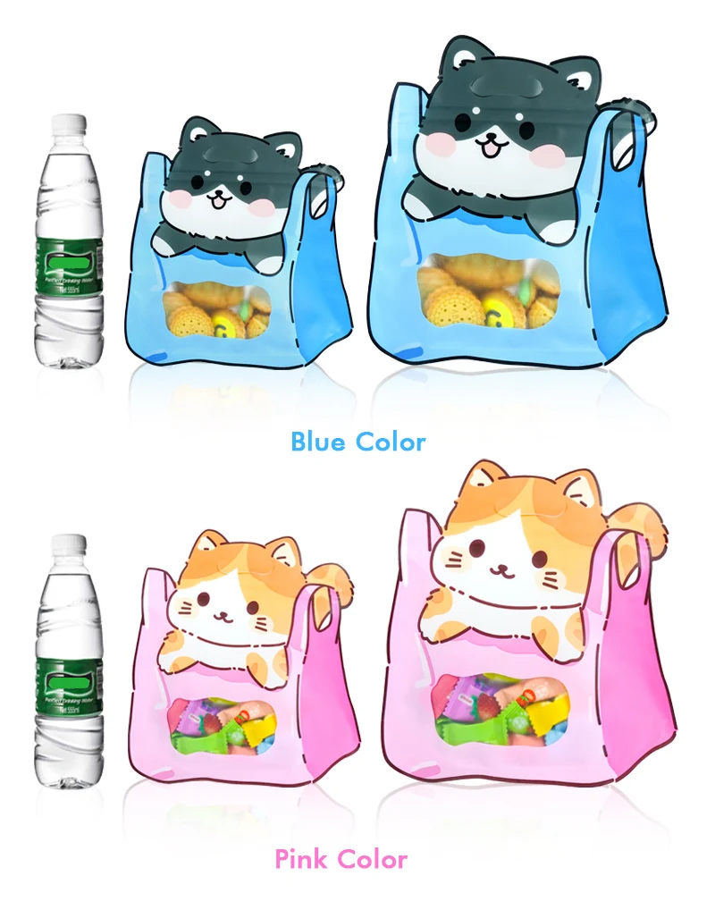 20Pcs 50Pcs Kunststoff Tragbare Cartoon Schulranzen Süßigkeiten Snack Abdichtung Taschen kinder Geburtstag Hochzeit Party Kreative Geschenk Tasche – Detail 3