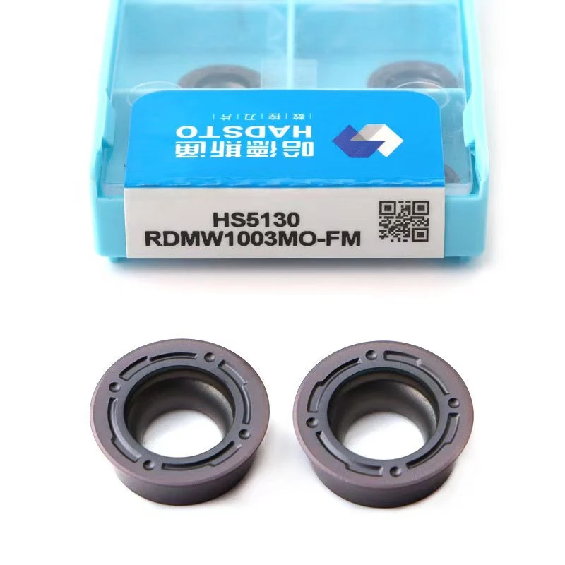 Hadsto Rdmw10T3Mo Rdmw1003Mo Rdmw1204Mo Rdmw1605Mo Rdmw0802Mo Fm Hs5120 Hs5130 tour carbure Imitation fraisage Cnc lame de tournage R4 R5 R6 R8