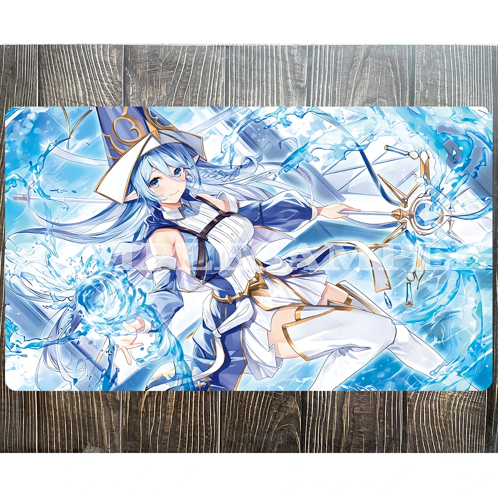 Yu-Gi-Oh Water Enchantress Of The Temple Game Card Pad Playmat YGO Mat TCG Mat-18