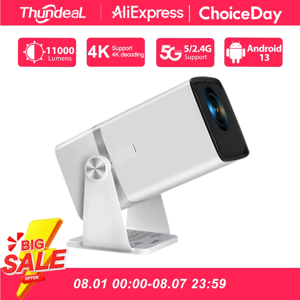 ThundeaL HD Mini Projector TD90 Native 1280 x 720P LED WiFi Projector Home Theater Cinema 3D Smart Phone Video Movie Proyector