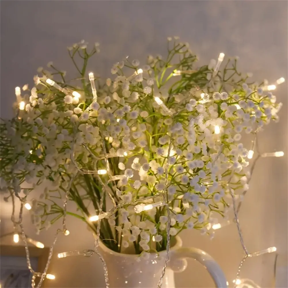 1 قطعة 1.5M10LED/3M20LED/6M40LED صندوق بطارية داخلي وخارجي سلسلة ضوء ، تستخدم لحفلات الزفاف والحفلات وديكور الفناء #1