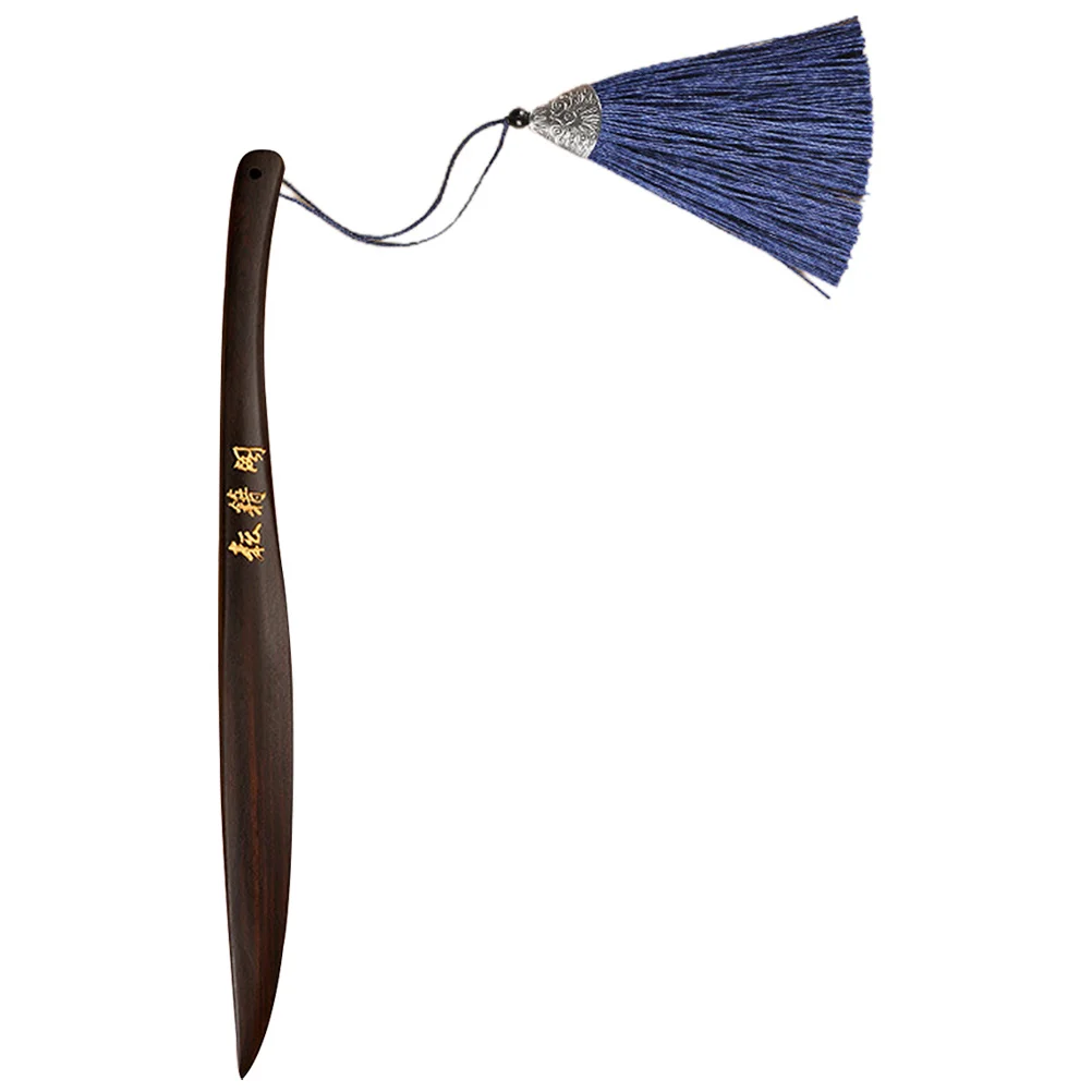 سكين خشبي صيني فني حرفي لفتح رسائل المغلف مكتب المنزل استخدام أداة قطع ورق الأرز قاطع الورق الخشبي لتقوم بها بنفسك