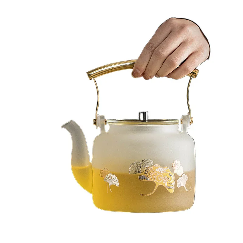 

Glass tea brewer, special electric ceramic stove, small enclosure, health scented tea