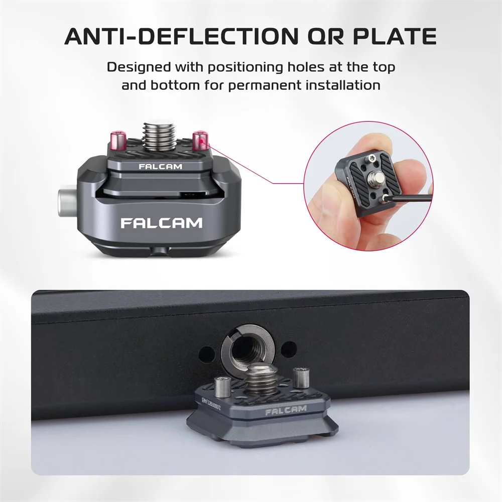 FALCAM F22 Quick Release Plate Clamp DSLR Gopro Camera Tripod Adapter Mount Plate Board Quick Switch Kit Accessories