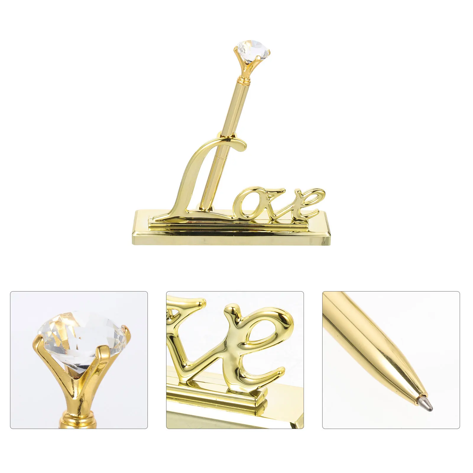 Wedding Romantic Decorative Sign Pen For Guest Book Party Banquet Multi-Function Writing Tool Abs Material Elegant Signature Pen