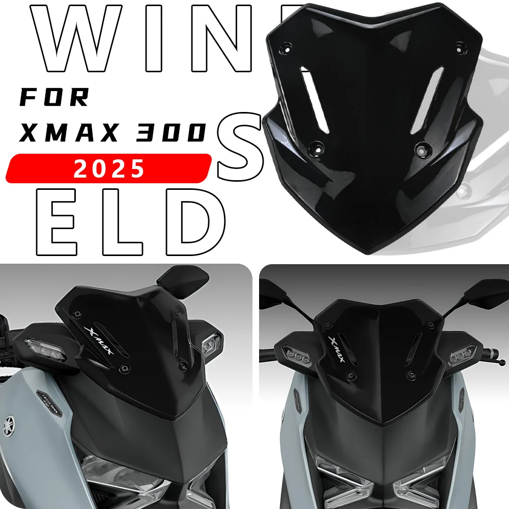 

MTKRACING for YAMAHA XMAX300 2025 Motorcycle Windshield Viser Visor Deflector WindScreen