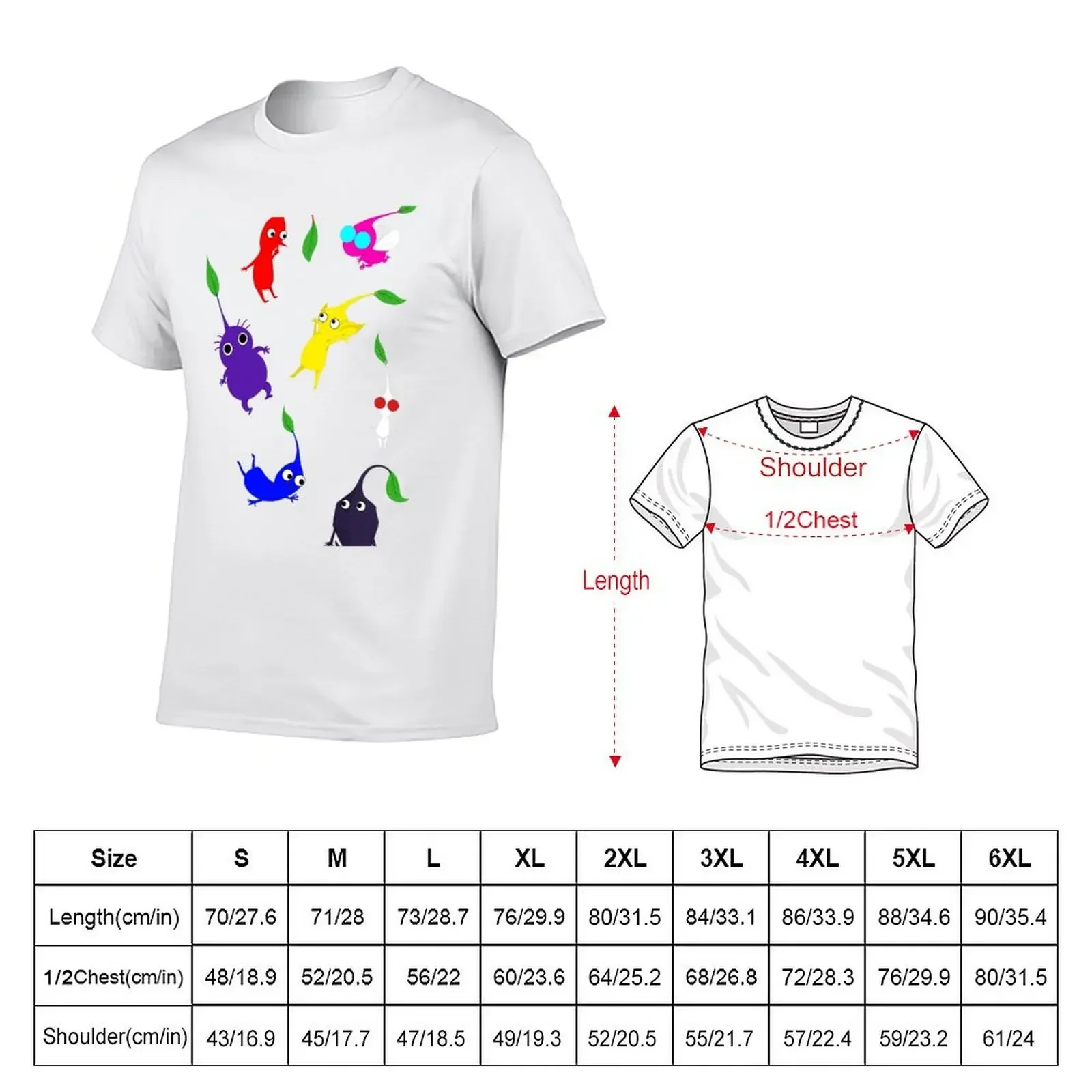 Pikmin T-Shirt street wear heavyweights tees men t shirts