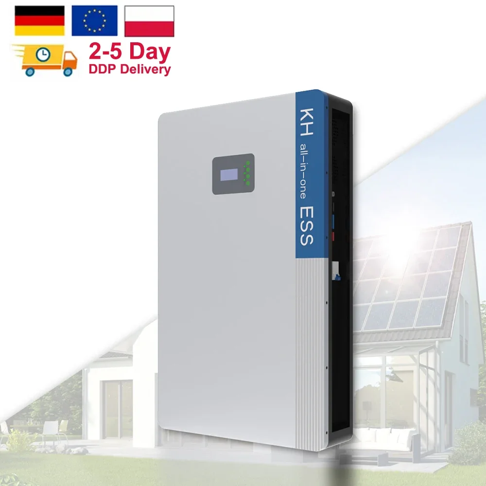 15Kwh Lifepo4 Power-Wall 15Kw Powerwall With Built-In Inverter Energy Storage 100Ah 200Ah Lithium Ion Battery For Solar System