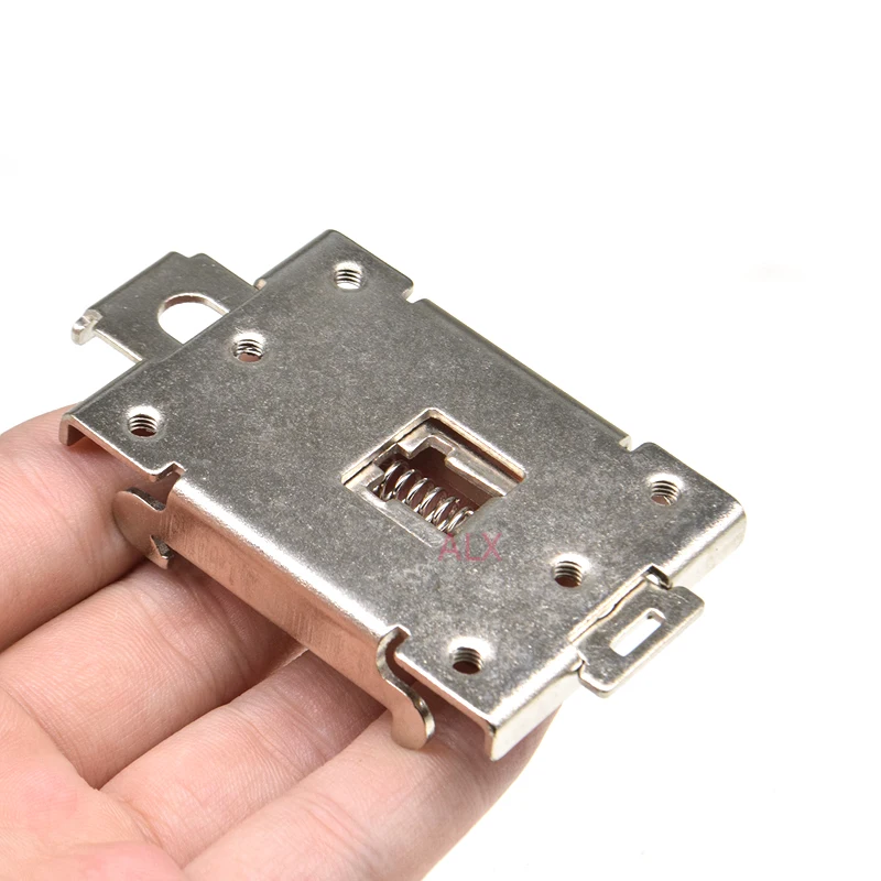 Single Phase SSR 40DA 25DA AA DD 35MM DIN rail fixed Solid State Relay clip clamp R99-12 Relays mounting bracket buckle