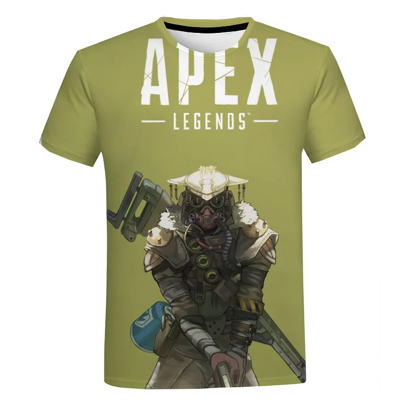 Apex Legends T Shirt for Men Women Children 3D Printed Tee Summer Short Sleeved Cool Boy Girl Kids Fashion Streetwear T-shirt