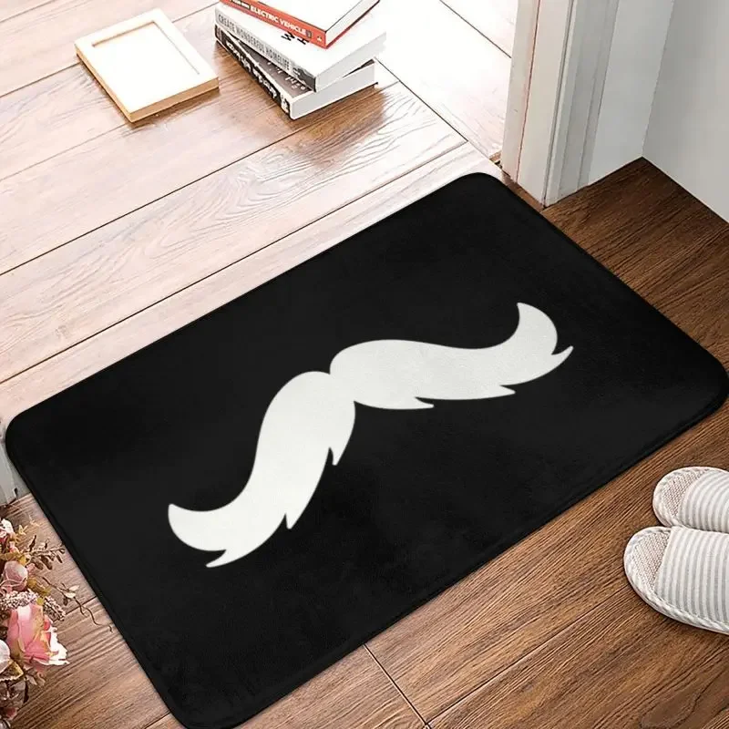 Fashion Handlebar Mustache Floor Door Bathroom Kitchen Mat Anti-Slip Indoor Doormat Bedroom Balcony Entrance Rug Carpet Footpad