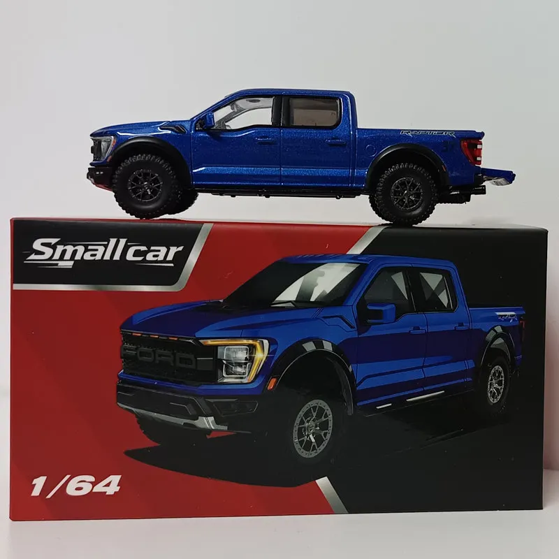 Smallcar Ford F-150 Raptor Pickup Truck 1:64 Miniatur-Automodell aus Druckgusslegierung, Simulationskollektion, Ornament Spot
