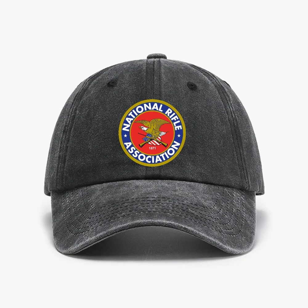 

National Rifle Association NRA hat USA Firearms AR 15 Baseball Cap cool Breathable Distressed Washed hats