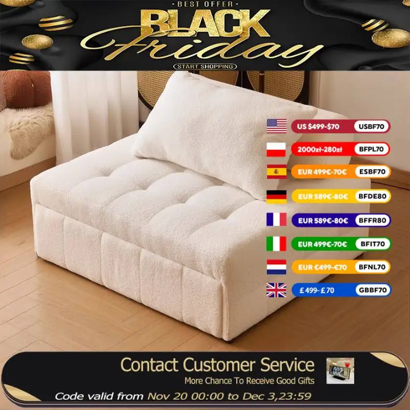 

Aesthetic Luxury Living Room Sofas Beige Designer Floor Bedroom Lounge Sofa Bed Recliner Sleeper Sofa Wohnzimmer Furniture Home