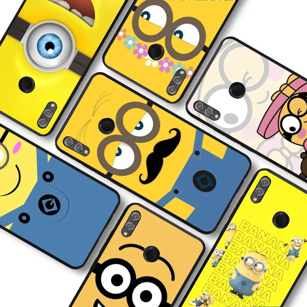 

Cartoon Lovely Cute M-Minions Mousepad For Huawei Honor 10 lite 9 20 7A 9X 30 50 60 70 pro plus Soft Silicone Cover