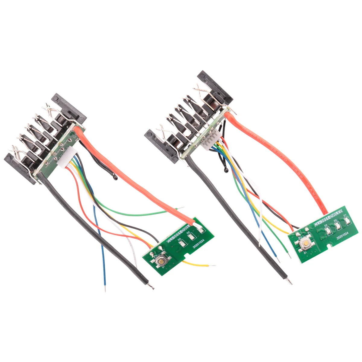 ABKM 2 шт. DCB200 литий-ионный аккумулятор PCB плата защиты от зарядки для Dewalt 18 В 20 В DCB201 DCB203 DCB204