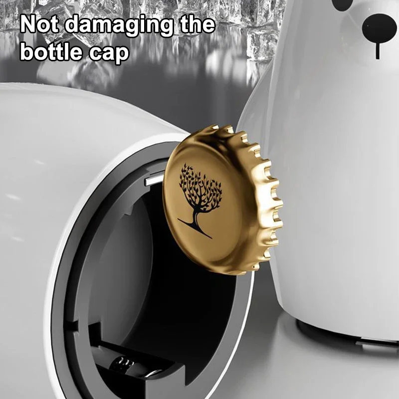 جديد الدب القطبي فتاحة الزجاجات المغناطيسية متعددة الوظائف المحمولة التلقائي فتاحات الزجاجات بار الأدوات اكسسوارات المطبخ