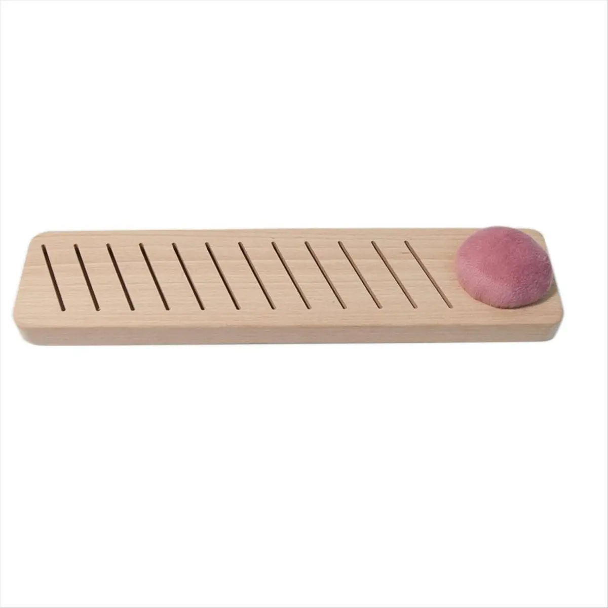 PROMOTION!Bobbin Rack for Embroidery Floss Beech Wood Floss Organizer with 12PCS Plastic Embroidery Thread Cards(Rectangle)