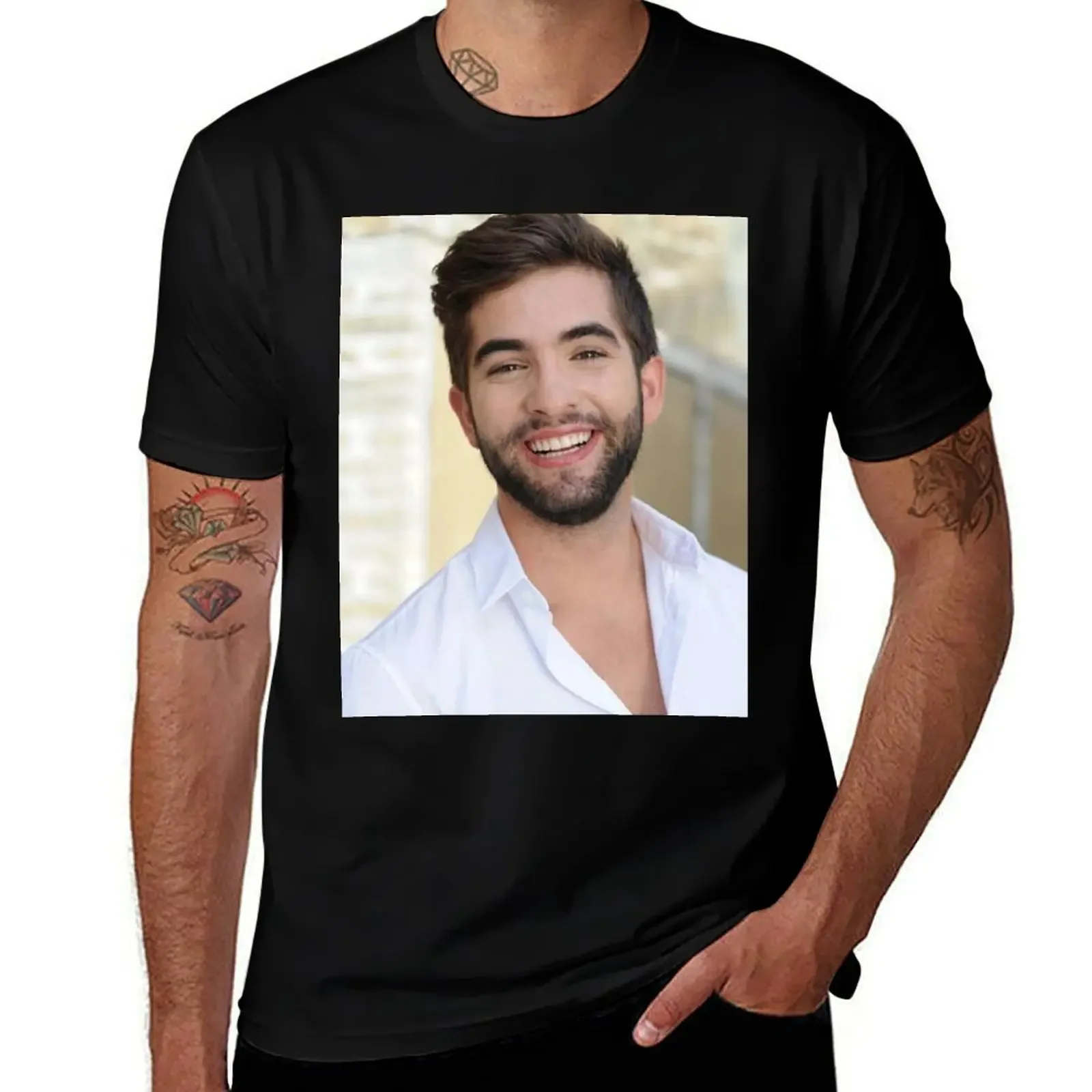 Kendji Girac handsome T-Shirt plus sizes anime t shirts men clothes