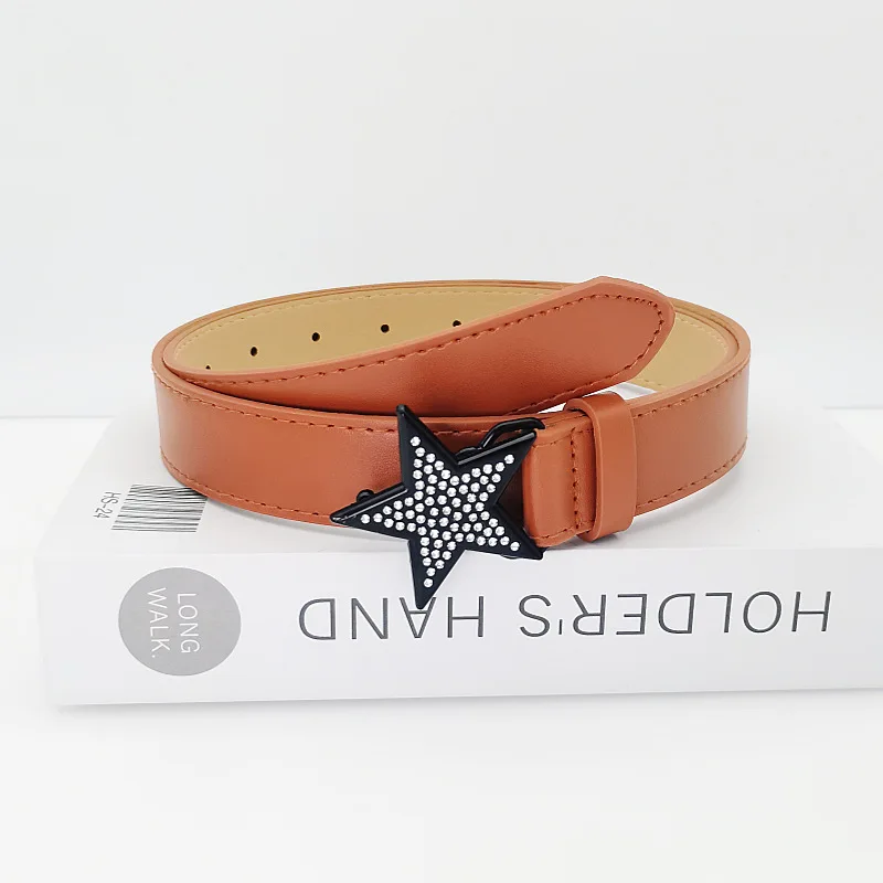 سبيكة الرجعية عرض حزام الخصر Y2k حزام الخصر بولي Leather الجلود مشد حزام ستار مشبك حزام قابل للتعديل حزام الخصر النساء حزام الخصر