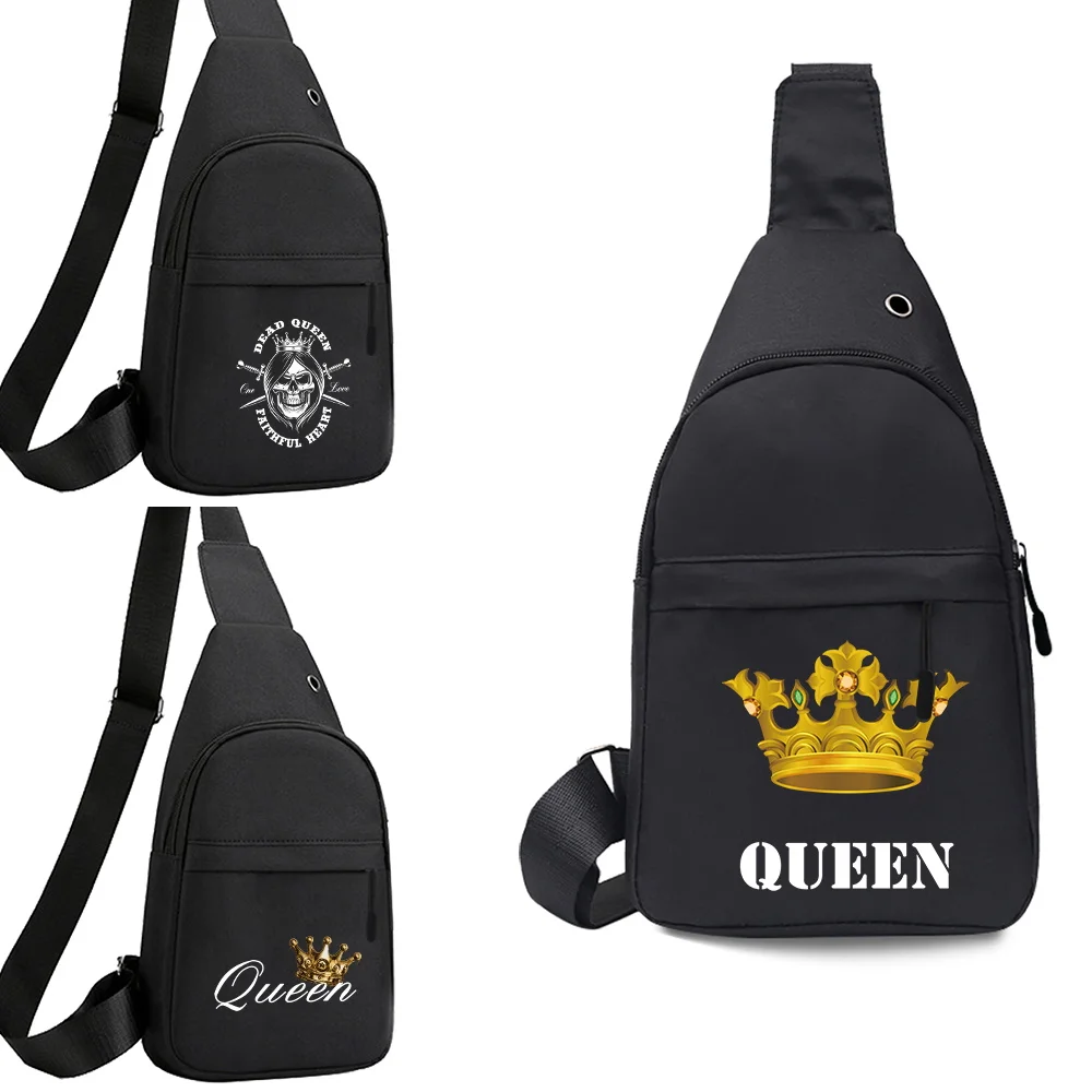 

Chest Pack Fitness Yoga Outdoor Mini Men Crossbody Bags Sports Running Fashion Chest Bag for Women Men Queen Series