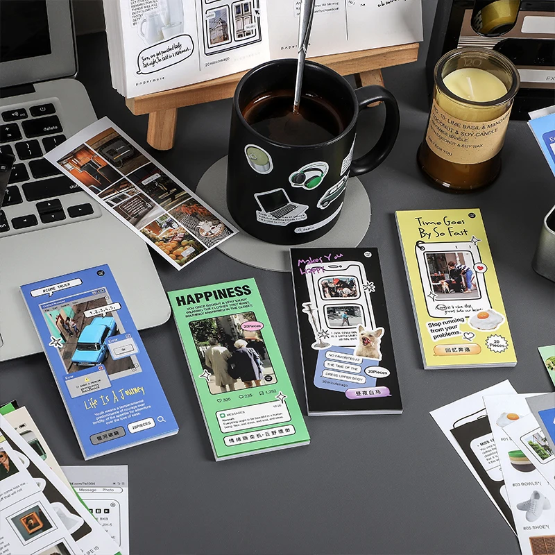 20pcs niedlichen ins Aufkleber Dekoration Scrap booking DIY Tagebuch Album Journal koreanische Hand Konto kawaii Briefpapier Aufkleber