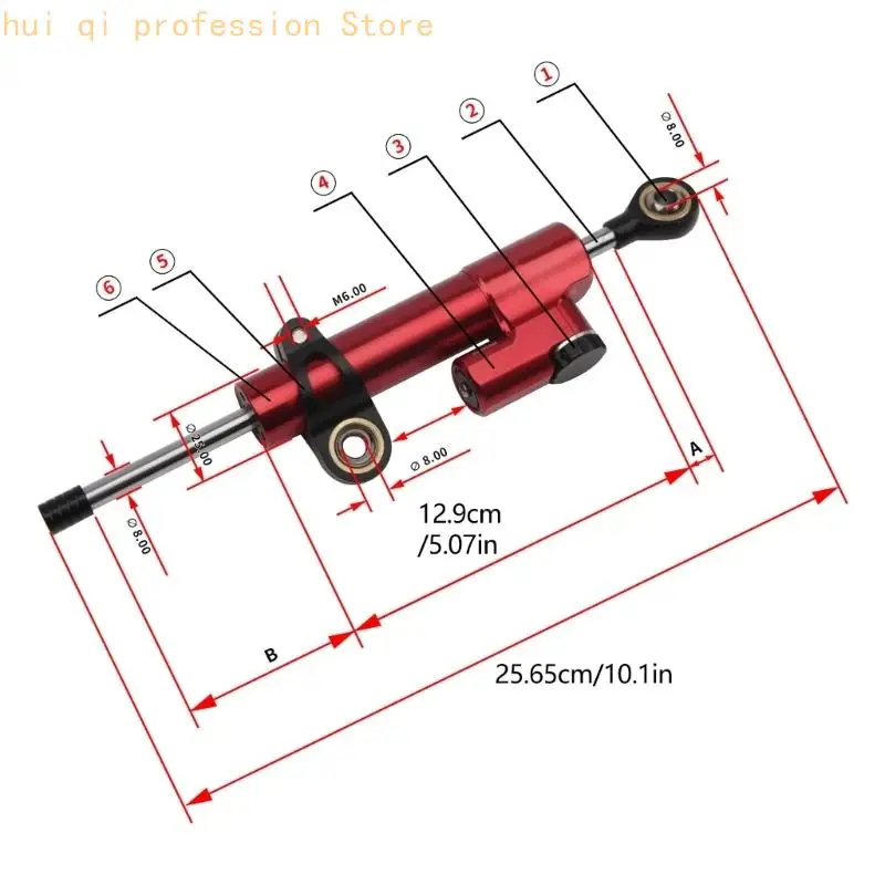 Aluminium-Montagezubehör 160–280 mm für die Wartung von Motorradgaragen. Verwenden Sie H8WE – Detail 6