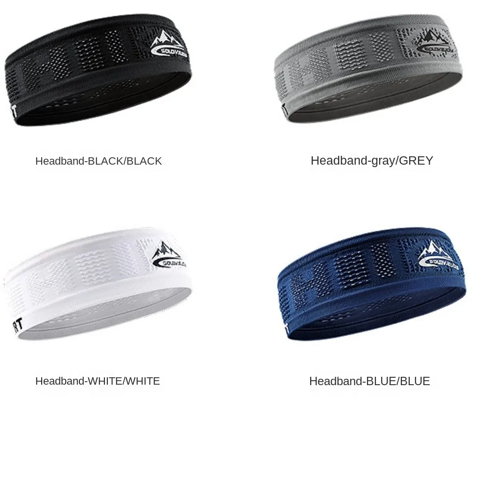 

Hot Sale Wide Belt Sports Headband Strong Elasticity Non Slip Sweat Conduction Band Gym Breathable Hairband Unisex