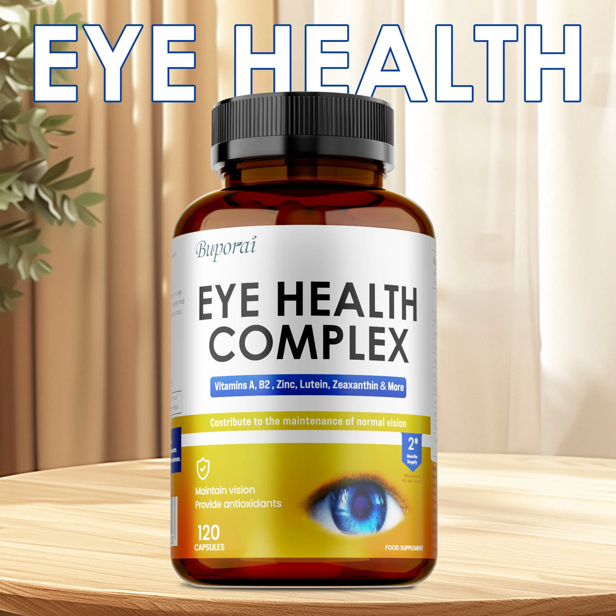 

Eye Health Complex - Nutrient Absorption, Relieve Eye Strain, Improve Visual Function, Protect Eye, Boosts Immunity
