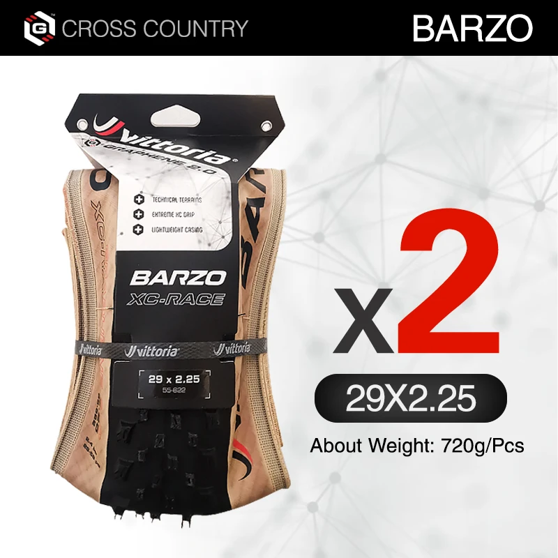 VITTORIA BARZO 29 27.5 MTB Inches Tubeless Tire TNT Graphene2.0