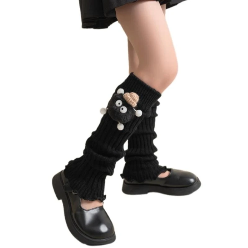 

Stylish Knit Leg Warmer for Girls Warm & Comfortable Winter Wear Elegant Kids Leg Warmer Children Loose Leg Socks