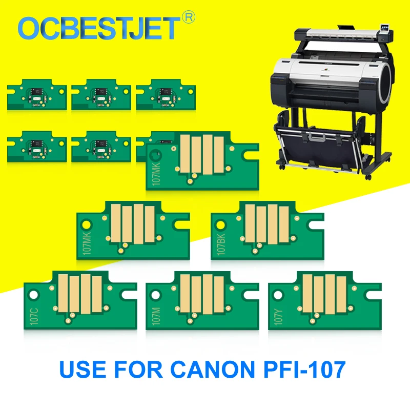 

PFI-107 Chip For Canon PFI-107 Ink Cartridge Chip For Canon IPF670 IPF680 IPF685 IPF770 IPF780 IPF785 Printer