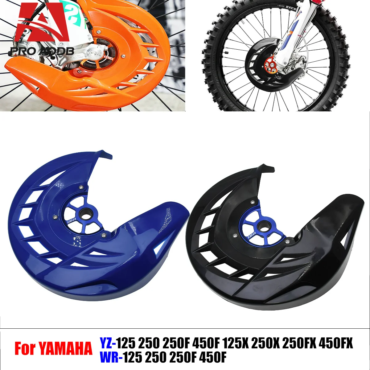 

Motorcycle parts 20MM 22MM Front Brake Disc Guard For Yamaha YZ125 250 250F 450F 125X 250X 250FX 450FX WR125 250 250F 450F